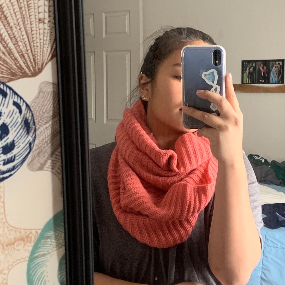 Pink Infinity Scarf